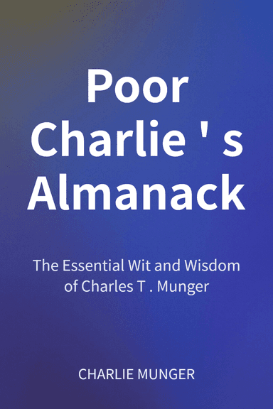Poor Charlie's Almanack cover