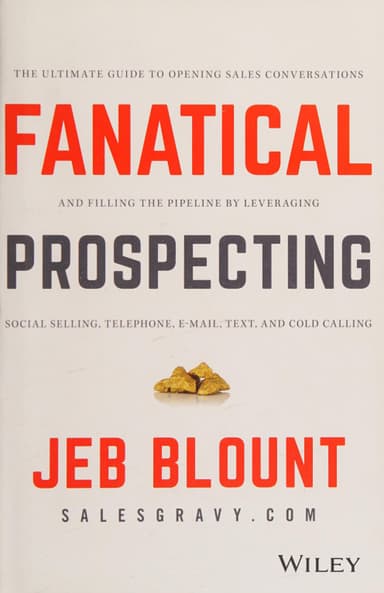 Fanatical prospecting cover