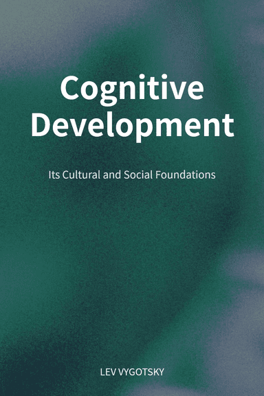 Cognitive Development cover