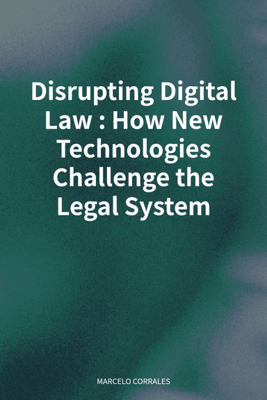 Disrupting Digital Law: How New Technologies Challenge the Legal System cover