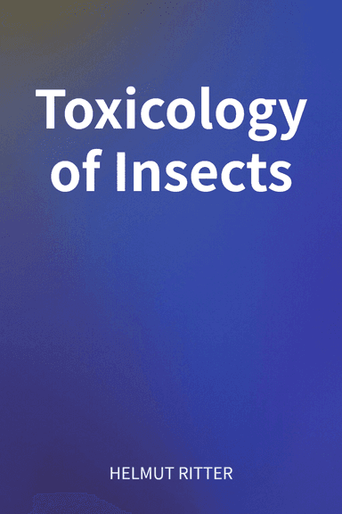 Toxicology of Insects cover