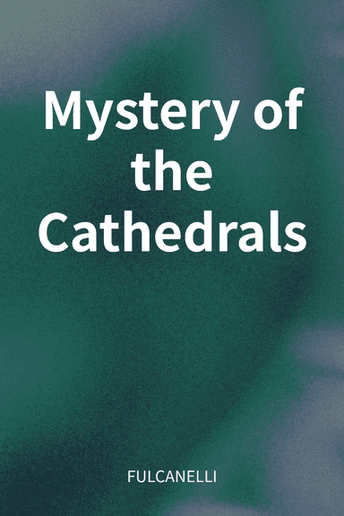 Mystery of the Cathedrals cover