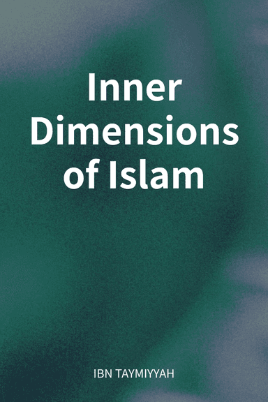 Inner Dimensions of Islam cover