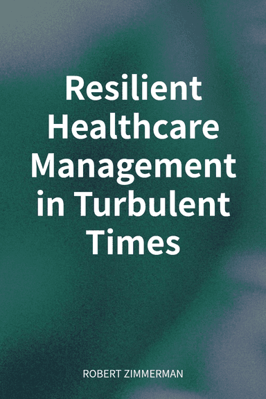 Resilient Healthcare Management in Turbulent Times cover