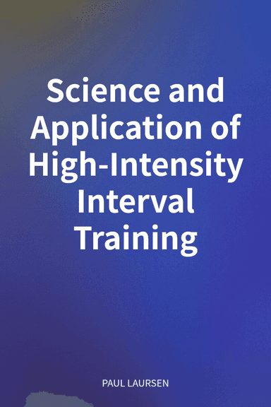 Science and Application of High-Intensity Interval Training cover