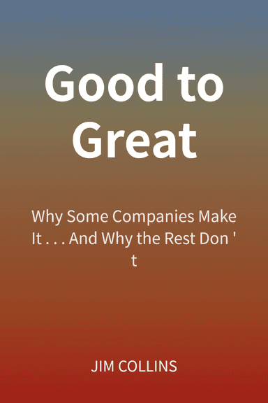 Good to Great cover