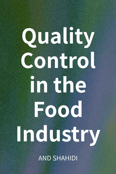 Quality Control in the Food Industry cover