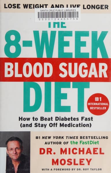 The 8-week blood sugar diet cover