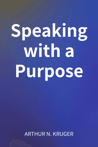Speaking with a Purpose cover