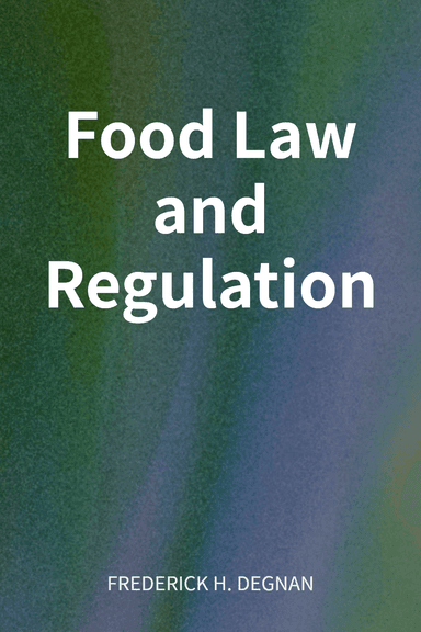 Food Law and Regulation cover