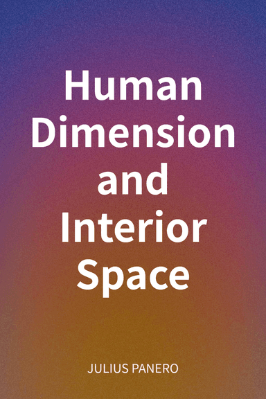 Human Dimension and Interior Space cover