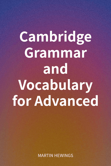 Cambridge Grammar and Vocabulary for Advanced cover