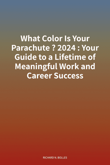 What Color Is Your Parachute? 2024: Your Guide to a Lifetime of Meaningful Work and Career Success cover