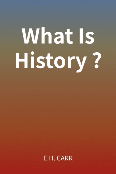 What Is History? cover