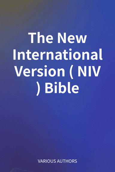The New International Version (NIV) Bible cover