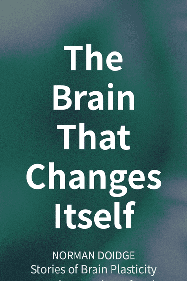 The Brain That Changes Itself cover
