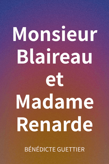 Monsieur Blaireau et Madame Renarde cover