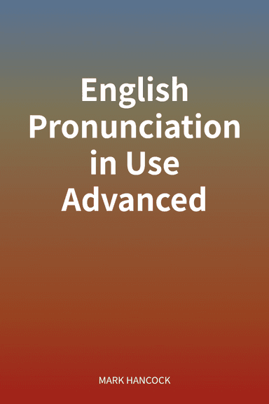 English Pronunciation in Use Advanced cover