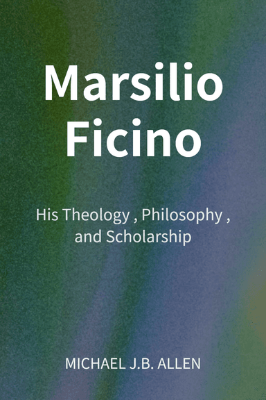 Marsilio Ficino cover