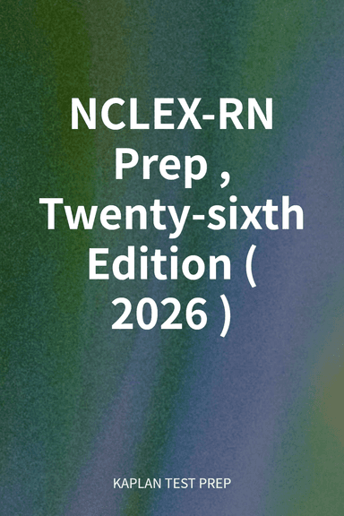 NCLEX-RN Prep, Twenty-sixth Edition (2026) cover