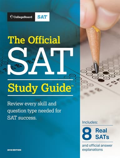 The official SAT study guide cover