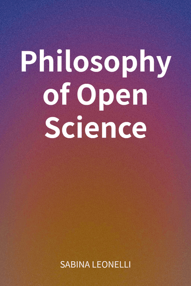 Philosophy of Open Science cover