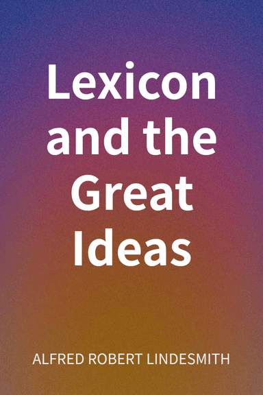 Lexicon and the Great Ideas cover