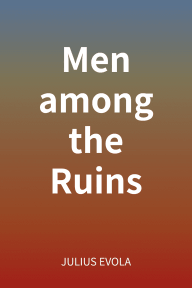 Men among the Ruins cover