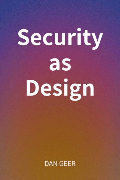 Security as Design cover