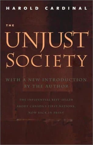 The unjust society cover