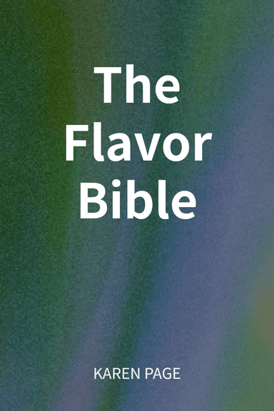 The Flavor Bible cover