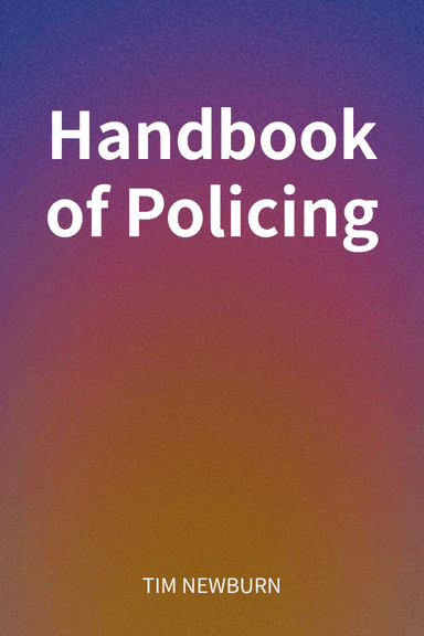Handbook of Policing cover
