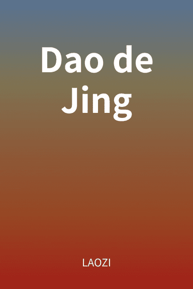 Dao de Jing cover