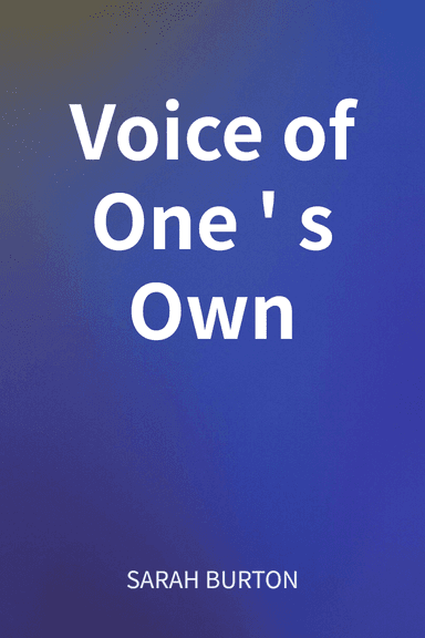 Voice of One's Own cover