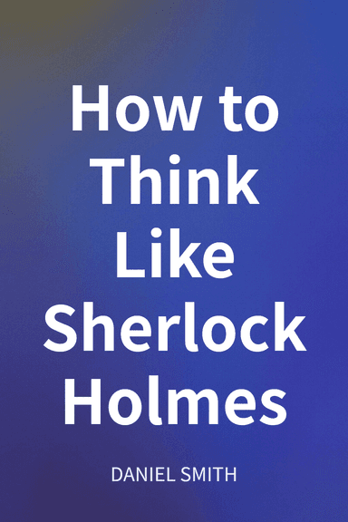 How to Think Like Sherlock Holmes cover