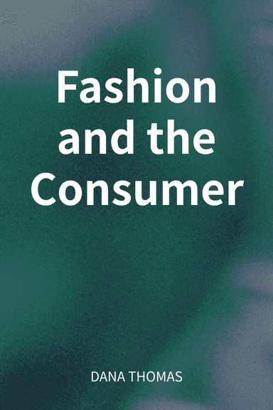 Fashion and the Consumer cover
