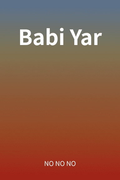 Babi Yar cover