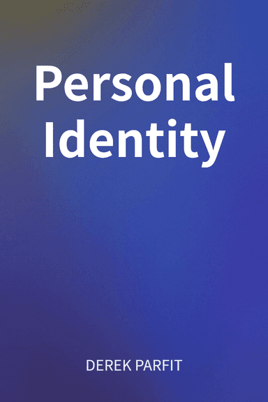Personal Identity cover