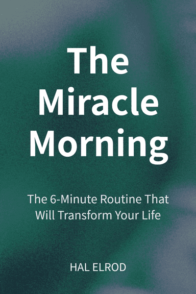 The Miracle Morning cover