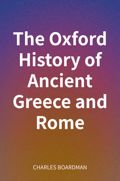 The Oxford History of Ancient Greece and Rome cover