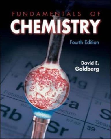 Fundamentals of chemistry cover
