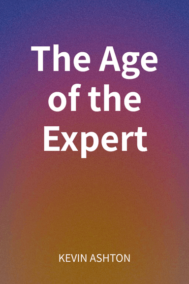 The Age of the Expert cover