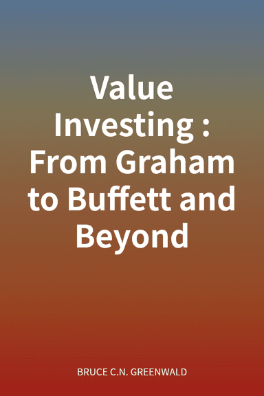 Value Investing: From Graham to Buffett and Beyond cover