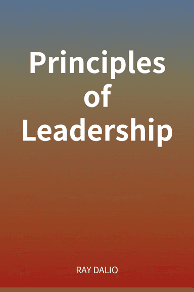 Principles of Leadership cover