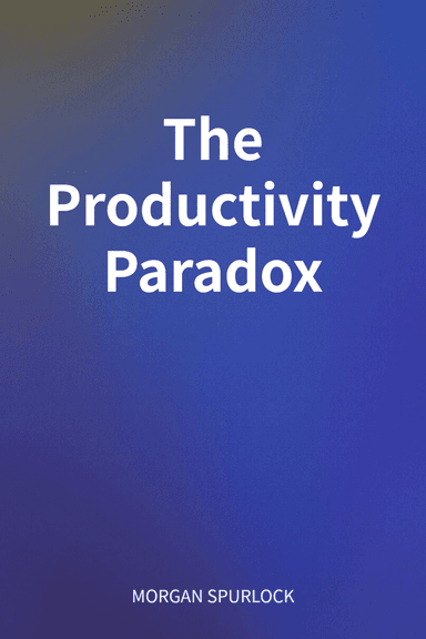 The Productivity Paradox cover