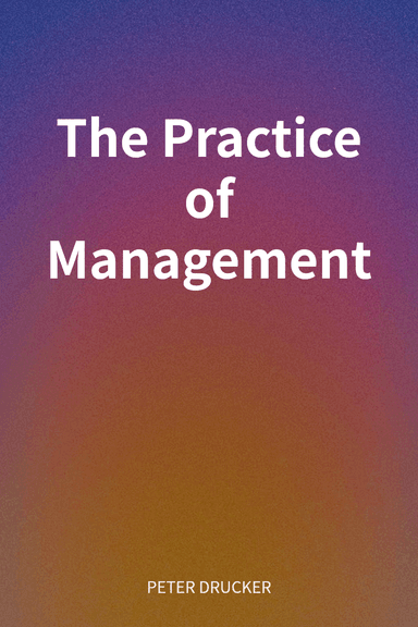 The Practice of Management cover