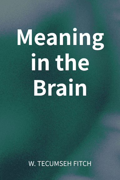 Meaning in the Brain cover