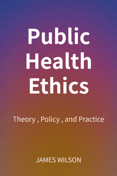 Public Health Ethics cover