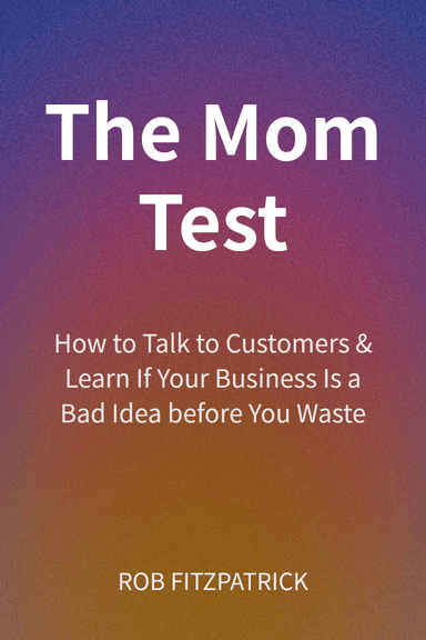 The Mom Test cover