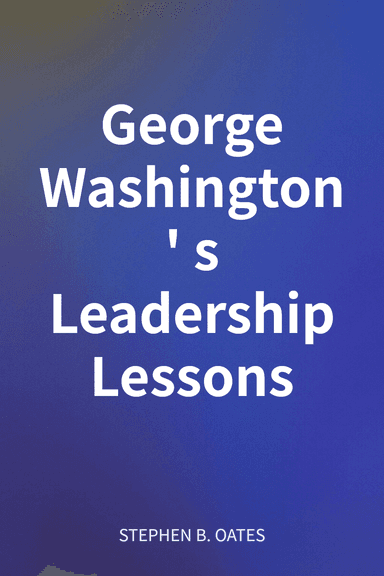 George Washington's Leadership Lessons cover